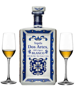 Dos Artes Blanco-2Tequila Glasses Gift Set 1L